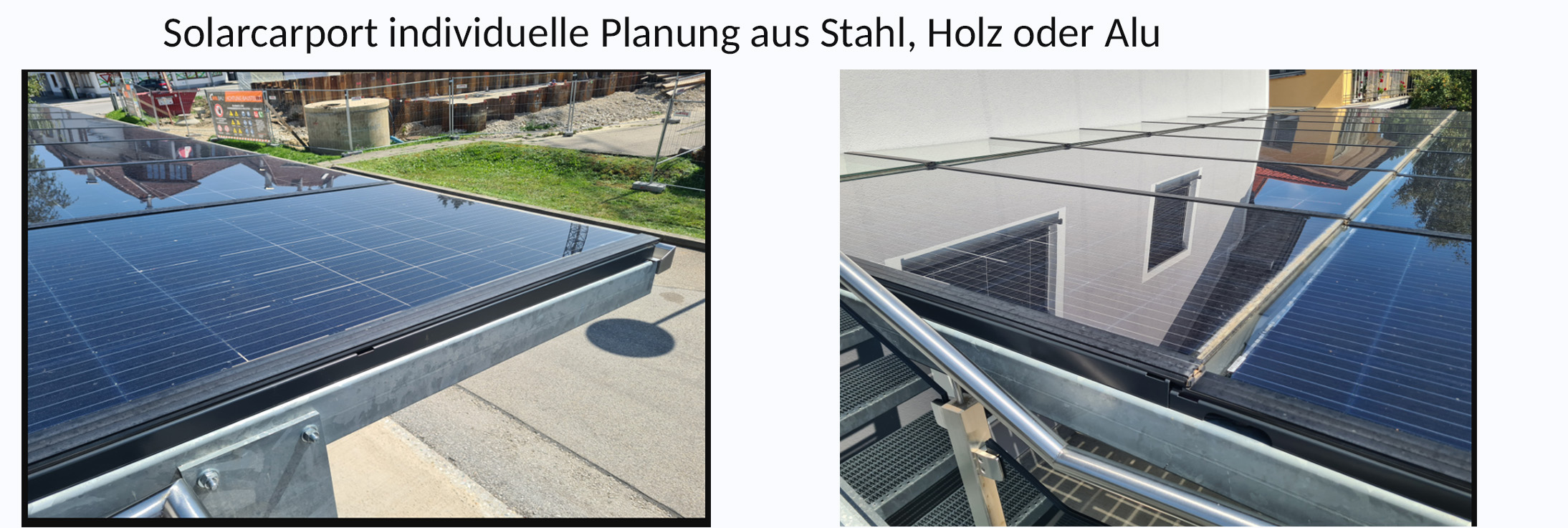 PV-Carport für Stellplätze