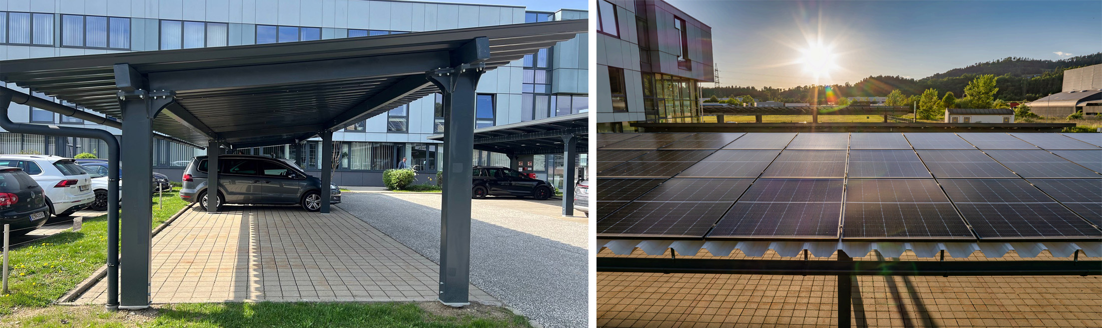 Solarcarport-Trapezblech Solarcarport-Trapezblech